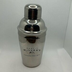 Cocktail Shaker Martin Miller’s London Gin Shaker 8oz  Stainless Steel